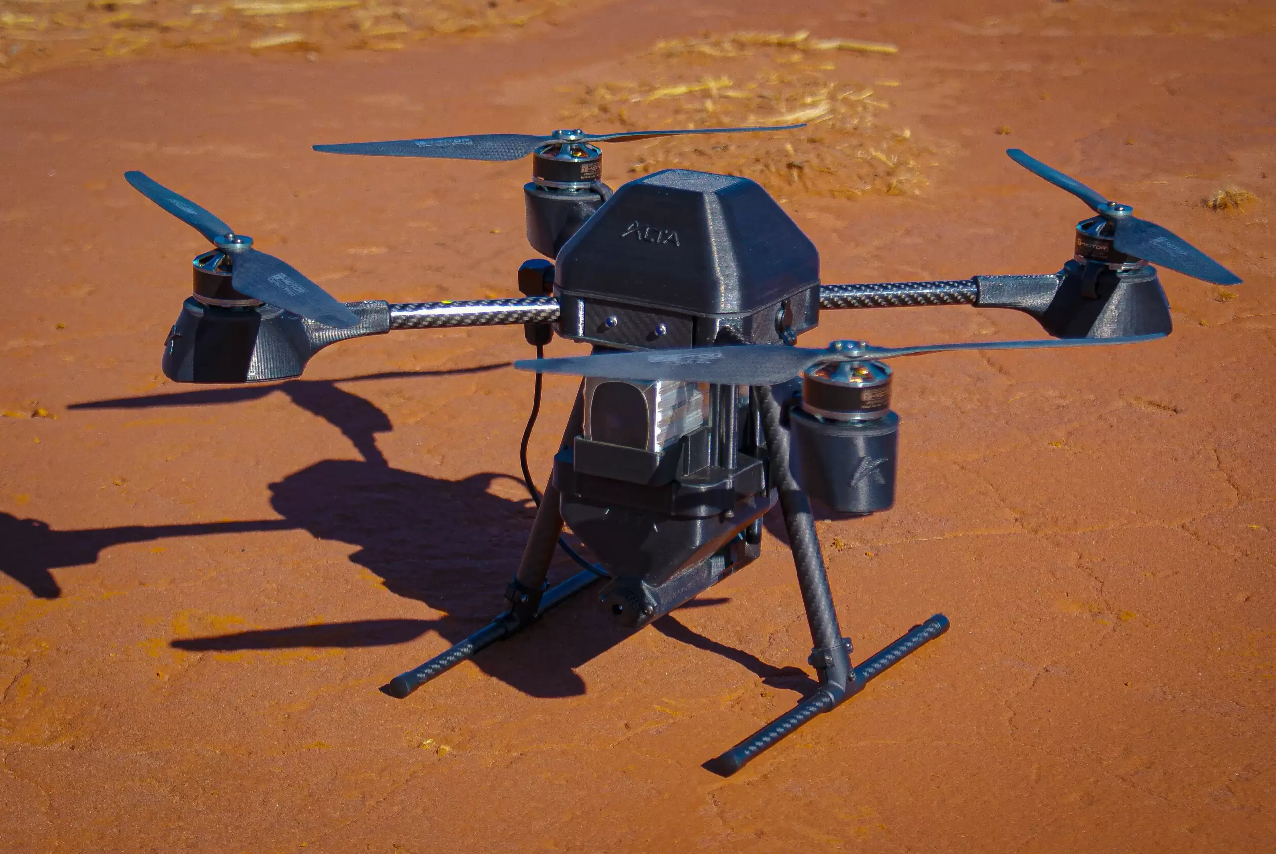 Detalhe do drone