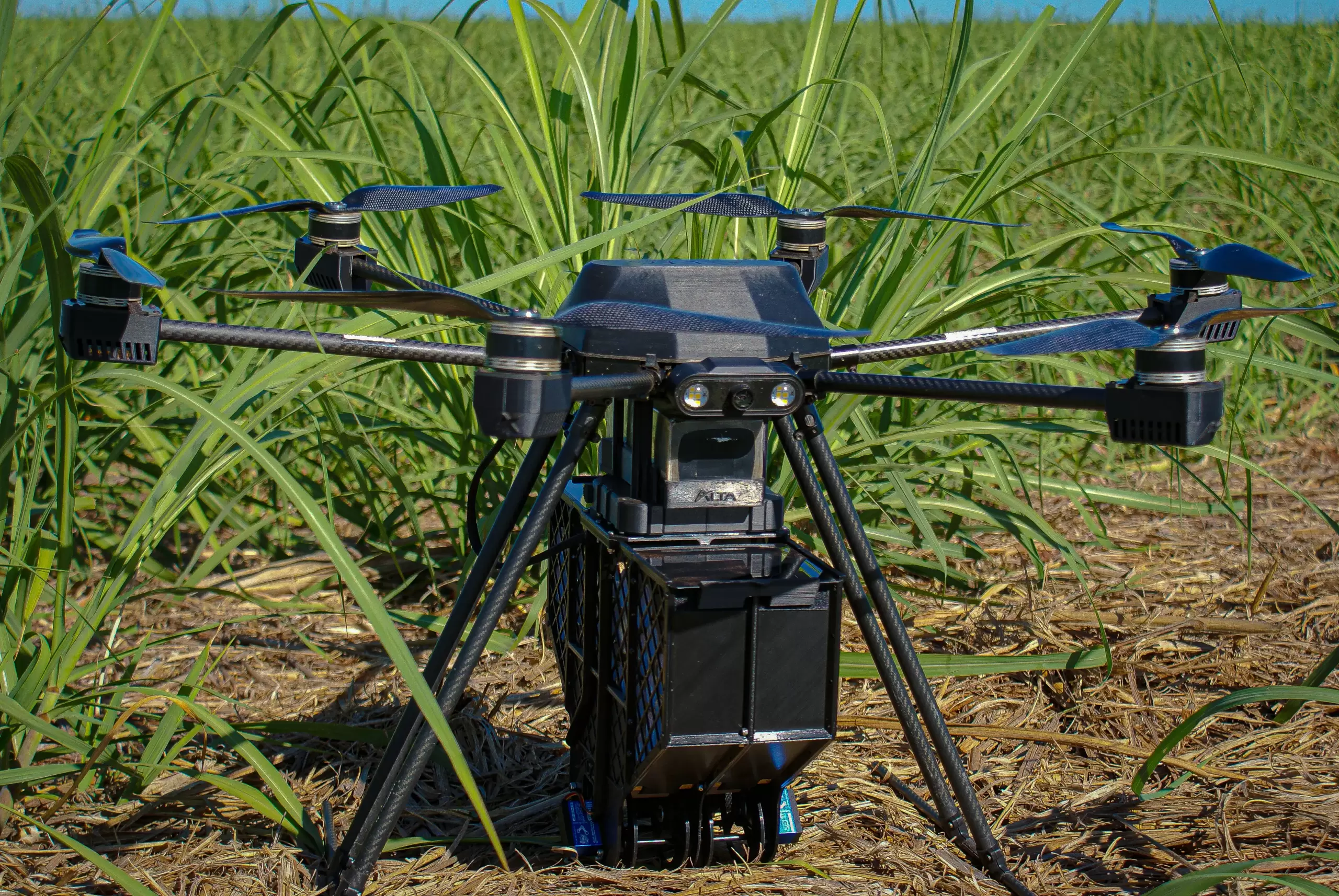 Drone em ângulo